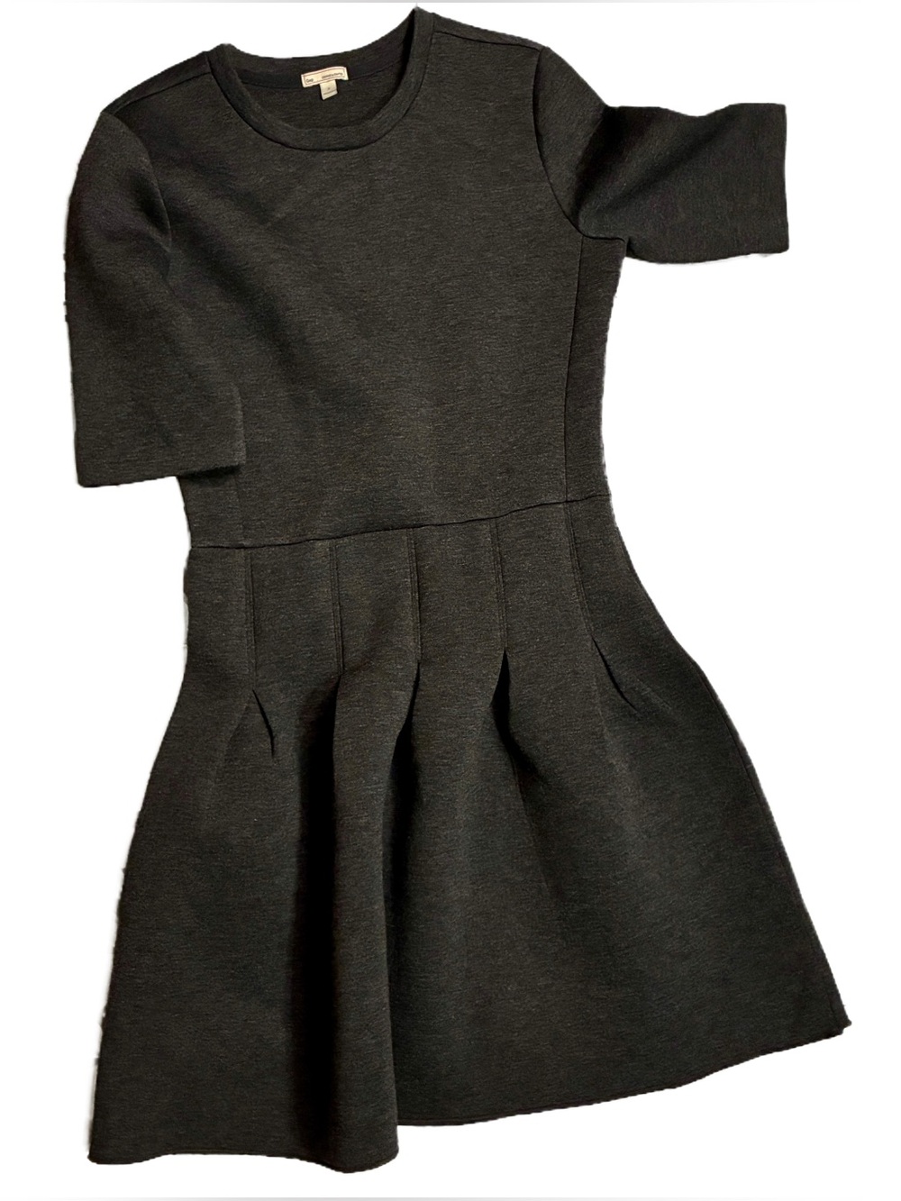 Gap Scuba Fit and FlareDress Charcoal Grey women’s size M